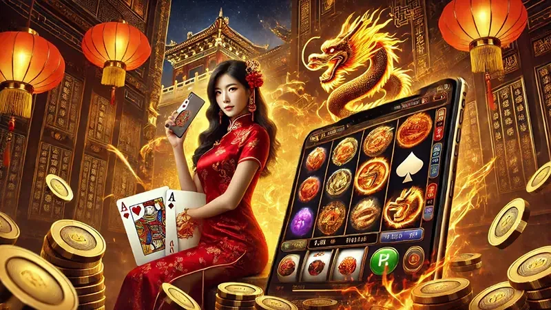 Layar permainan slot mobile untuk meninjau hasil sesi