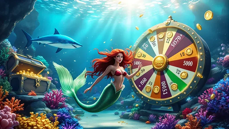 Target ikan dan efek visual pada arena tembak ikan mobile